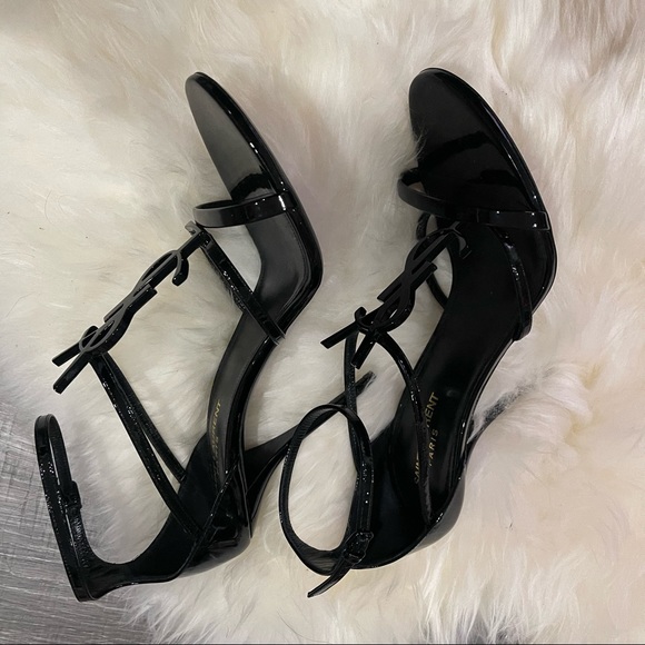 Saint Laurent Cassandra Strappy Sandals - Picture 6 of 9